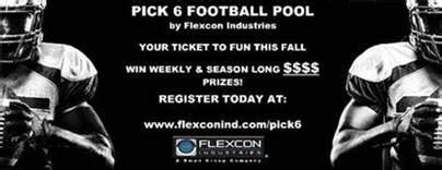 Flexcon's Pick 6 Football Pool is .
